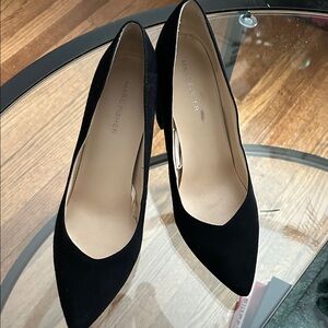 Marc Fisher Black Suede Heels